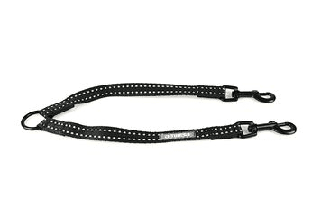 AMINELA ROZDVOJKA SPORT&CITY PRO 2 PSY 16MM/30CM, ČERNÁ