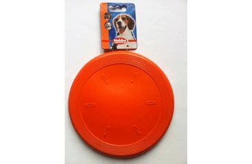 NOBBY FRISBEE LÉTAJÍCÍ TALÍŘ GUMOVÝ 19CM