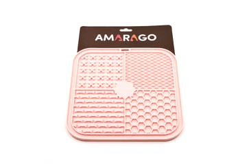 AMARAGO LÍZACÍ PODLOŽKA HRANATÁ 20X20CM RŮŽOVÁ