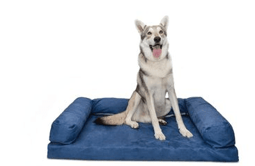 AMINELA PELÍŠEK S OKRAJEM 100X70CM HALF AND HALF MODRÁ/SVĚTLE ŠEDÁ