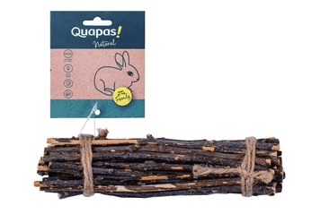 QUAPAS! TYČINKY Z JABLOŇOVÉHO DŘEVA PRO HLODAVCE 18CM 20KS