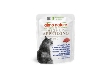 ALMO NATURE HFC HIGHLY APPETIZING - ATLANTSKÝ TUŇÁK 50G 4+1 ZDARMA