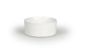 AMINELA KERAMICKÁ MISKA V DŘEVĚNÉM STOJANU - BÍLÁ 750ML