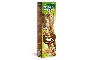 PINNY TYČINKA S OŘECHY PRO HLODAVCE 115G EXP 07/2025 SLEVA 30%