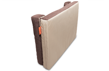 AMINELA PELÍŠEK S OKRAJEM 80X60CM HALF AND HALF HNĚDÁ/BÉŽOVÁ