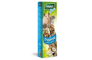 PINNY TYČINKA S TROPICKÝM OVOCEM PRO HLODAVCE 115G EXP 07/2025 SLEVA 30%