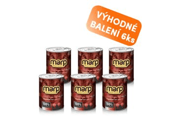 Marp Angus Beef konzerva pro psy s hovězím 6x400g Konzerva s hovězím 6x400g