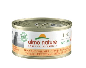 ALMO NATURE HFC NATURAL - TUŇÁK A KREVETY 70G 5+1 ZDARMA