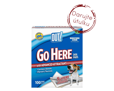 OUT! HYGIENICKÉ PODLOŽKY 100KS (PRO ÚTULEK VOŘÍŠKOV)