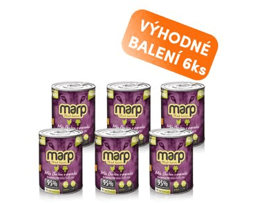 MARP MIX KONZERVA PRO PSY KUŘE+ZELENINA 6X400G