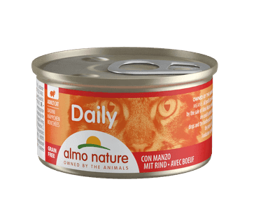 ALMO NATURE DAILY MENU WET CAT - KOUSKY S HOVĚZÍM 85G