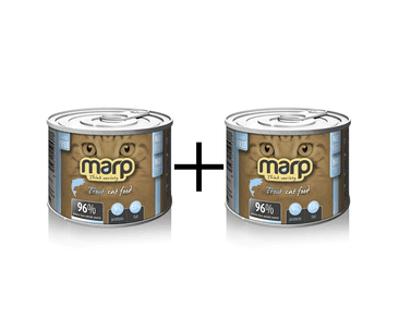 MARP VARIETY TROUT CAT KONZERVA PRO KOČKY SE PSTRUHEM 200G EXP 05/2024 1+1 ZDARMA