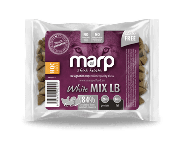 MARP HOLISTIC WHITE MIX LB - PRO VELKÁ PLEMENA BEZ OBILOVIN VZOREK 70G