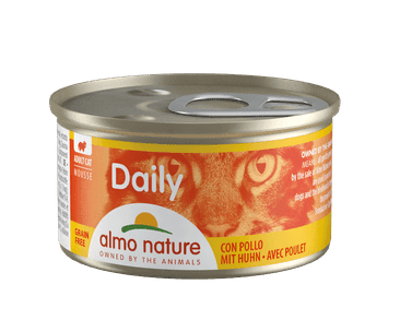 ALMO NATURE DAILY MENU WET CAT - PĚNA S KUŘETEM 85G