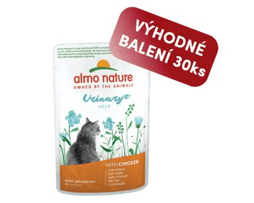 ALMO NATURE HOLISTIC URINARY HELP KUŘE 70G VÝHODNÉ BALENÍ 30KS