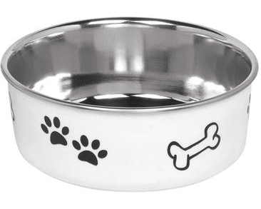 NOBBY FUSION NEREZ MISKA S PLAST. OPLÁŠTĚNÍM 16CM 940ML - BÍLÁ