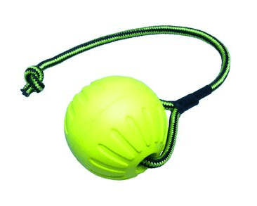 BAFPET MÍČEK FOAM SE ŠŇŮRKOU - ŽLUTÁ