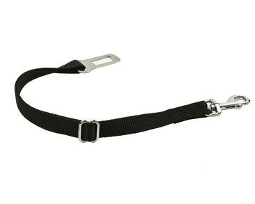 BAFPET POPRUHOVÝ POUTACÍ PÁS DO AUTA - ČERNÁ