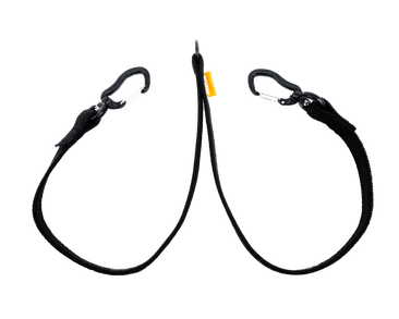 AMORTIZÉR ROZDVOJKA AMINELA, PEVNOSTNÍ KARABINA - ČERNÁ