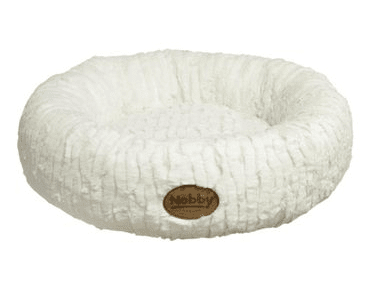 NOBBY NOVA DONUT PLYŠOVÝ PELÍŠEK BÍLÝ 45CM SLEVA 10%