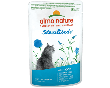 ALMO NATURE HOLISTIC STERILISED - TRESKA 70G