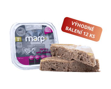 MARP NATURAL PLUS VANIČKA PRO PSY KRŮTÍ S LOSOSEM 12X150G