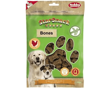 NOBBY STARSNACK BONES GLUTEN FREE BEZLEPKOVÉ PAMLSKY KOSTIČKY 150G
