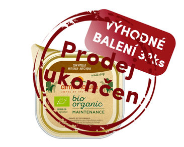ALMO NATURE BIO ORGANIC - VANIČKA PRO PSY S TELECÍM 100G VÝHODNÉ BALENÍ 32KS