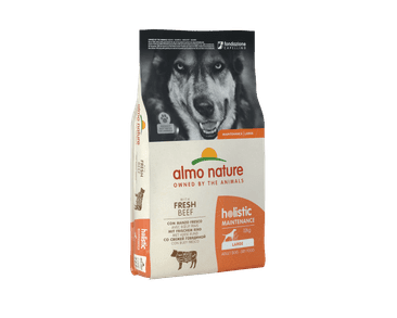 ALMO NATURE HOLISTIC MAINTENANCE L - S ČERSTVÝM HOVĚZÍM 12KG ROZTRŽENÝ PYTEL SLEVA 20%