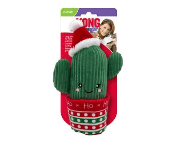 KONG HOLIDAY WRANGLER VÁNOČNÍ KAKTUS PRO KOČKY 15CM