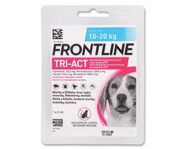 FRONTLINE TRI-ACT SPOT-ON PRO PSY M (1X2ML) 10-20KG SLEVA 20% EXP 03/2024