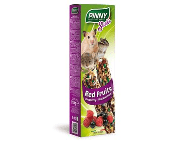 PINNY TYČINKA S LESNÍM OVOCEM PRO HLODAVCE 115G EXP 07/2025 SLEVA 30%