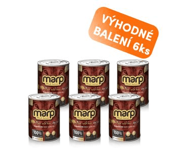 MARP WILD BOAR KONZERVA PRO PSY S DIVOČÁKEM 6X400G