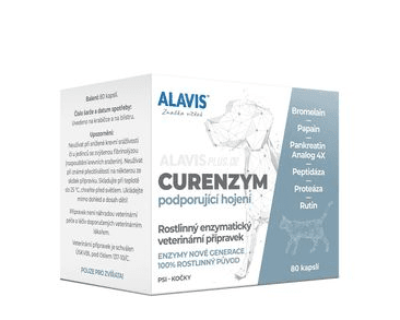 ALAVIS™ CURENZYM PODPORUJÍCÍ HOJENÍ 80 KAPSLÍ EXP 12/2025 SLEVA 20%