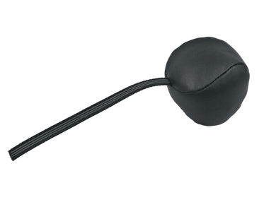 BAFPET KOŽENÝ MÍČEK S COURAČKOU