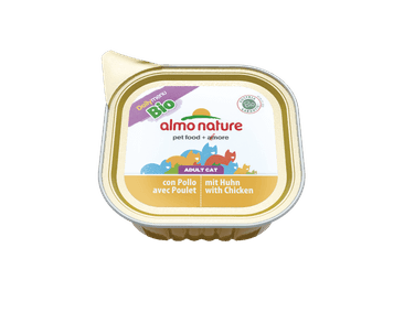 ALMO NATURE DAILY MENU BIO WET CAT - KUŘECÍ 100G