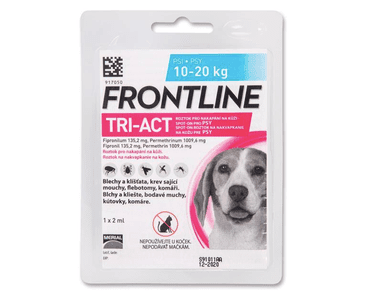 FRONTLINE TRI-ACT SPOT-ON PRO PSY M (1X2ML) 10-20KG EXP 06/2025 SLEVA 20%