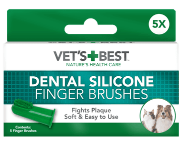 VET`S BEST SILIKONOVÝ ZUBNÍ KARTÁČEK NA PRST - BALENÍ 5KS