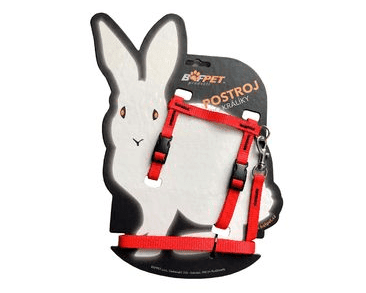 BAFPET SET POSTROJ + VODÍTKO PRO KRÁLÍKY - ČERVENÁ