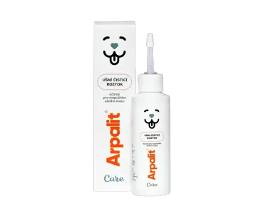 ARPALIT CARE UŠNÍ ČISTÍCÍ ROZTOK S ÚČINNOU ČISTICÍ LÁTKOU 100ML