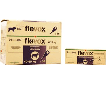 PIPETA FLEVOX SPOT-ON DOG XL (1X4,02ML) 40-60 KG EXP 08/2021 SLEVA 40%