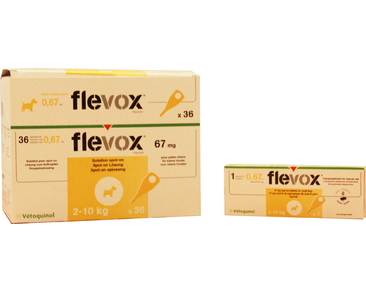 PIPETA FLEVOX SPOT-ON DOG S (1X0,67ML) 2-10 KG