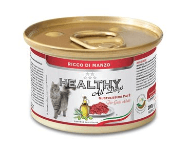 HEALTHY ALL DAYS PATÉ S HOVĚZÍM 200G EXP 02/2024 SLEVA 20%