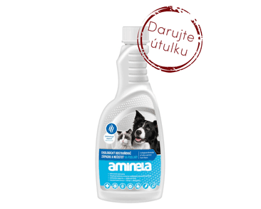 AMINELA CLEAN	EKOLOGICKÝ ODSTRAŇOVAČ ZÁPACHU NA PODLAHY 500ML (PRO ÚTULEK VOŘÍŠKOV)