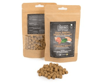 FARM COMPANY PIU BUONO PAMLSKY PRO PSY S VEPŘOVÝM A LOSOSEM 90G EXP 11/2025 SLEVA 20%