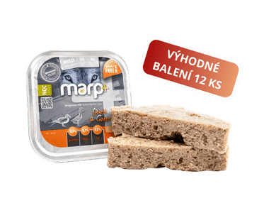 MARP NATURAL PLUS VANIČKA PRO PSY S KACHNOU A HUSOU 12X150G