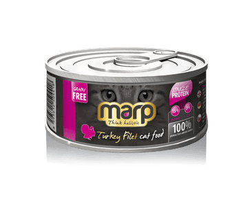 MARP TURKEY FILET KONZERVA PRO KOČKY S KRŮTÍMI PRSY 12X70G