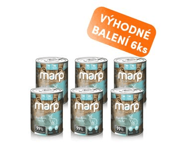 MARP VARIETY SINGLE KRÁLÍK KONZERVA PRO PSY 6X400G