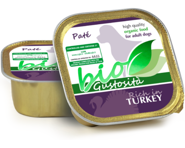 BIOGUSTOSITA DOG ORGANIC PATÉ S KRŮTOU 150G SLEVA 30% EXP. 03/2021