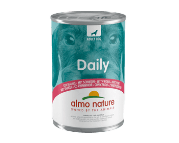 ALMO NATURE DAILY MENU - S VEPŘOVÝM 400G EXP 11/2025 SLEVA 30%
